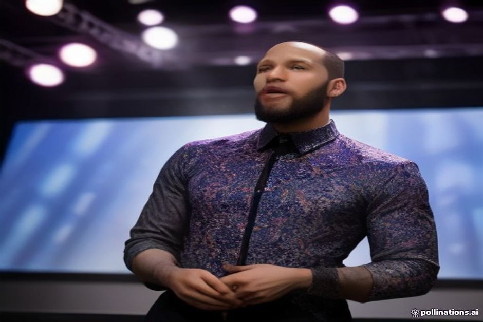 Colton Dunn performing stand-up comedy on stage
