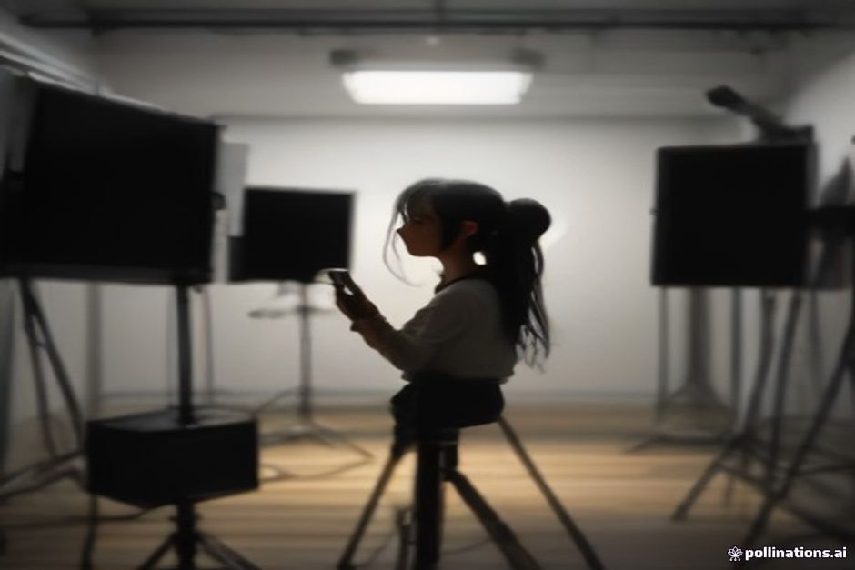 Jaden Newman creating social media content for fans