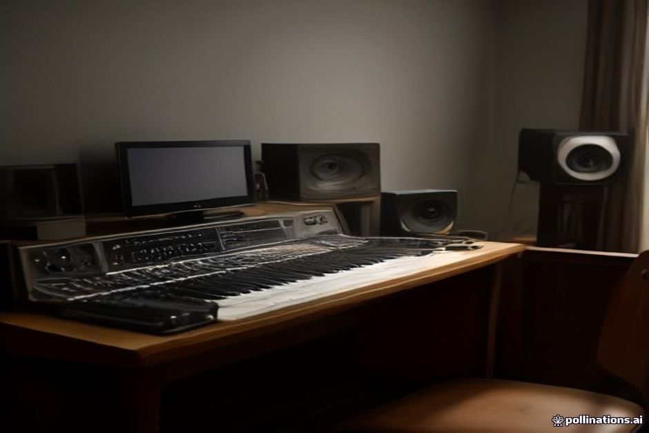 Analog soundboard console producing classic hip hop