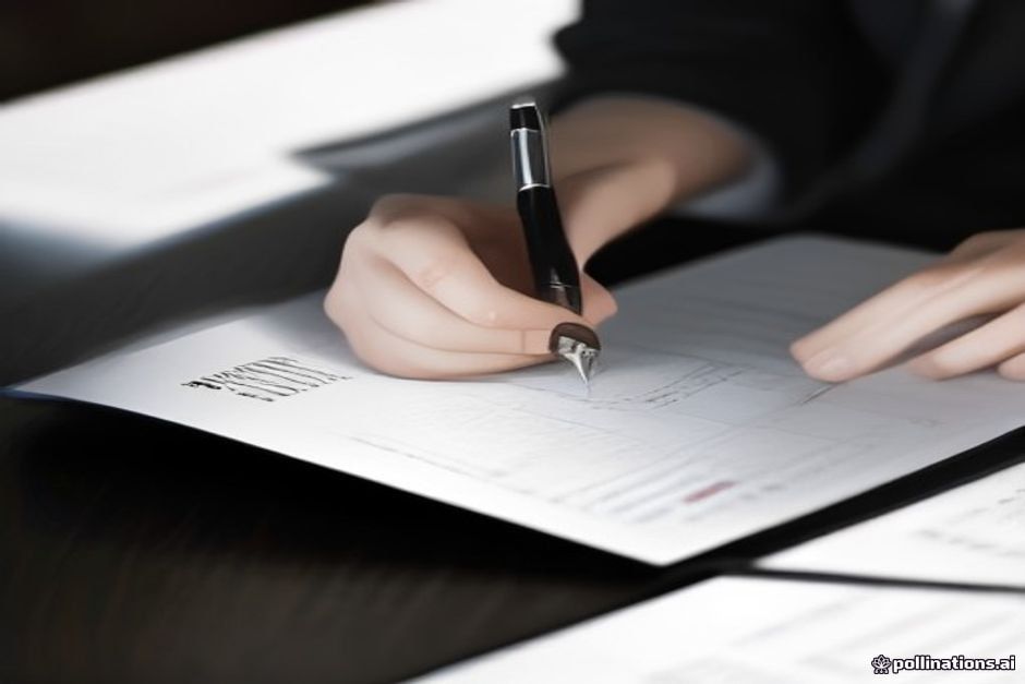Business manager analyzing corporate financial reports
