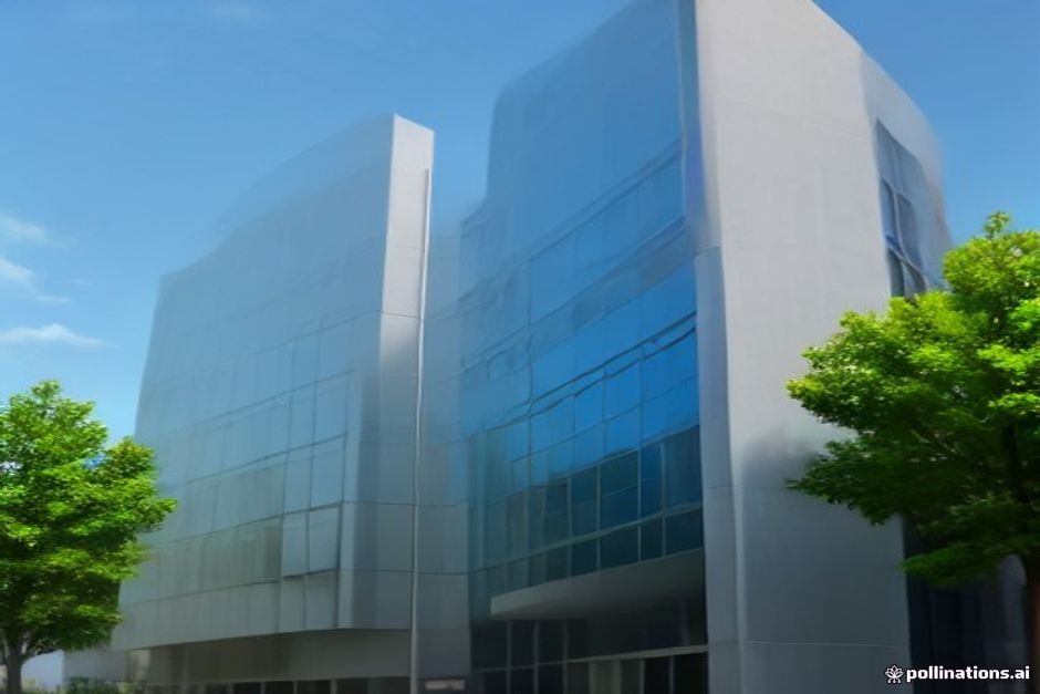 Corporate headquarters building representing commercial assets