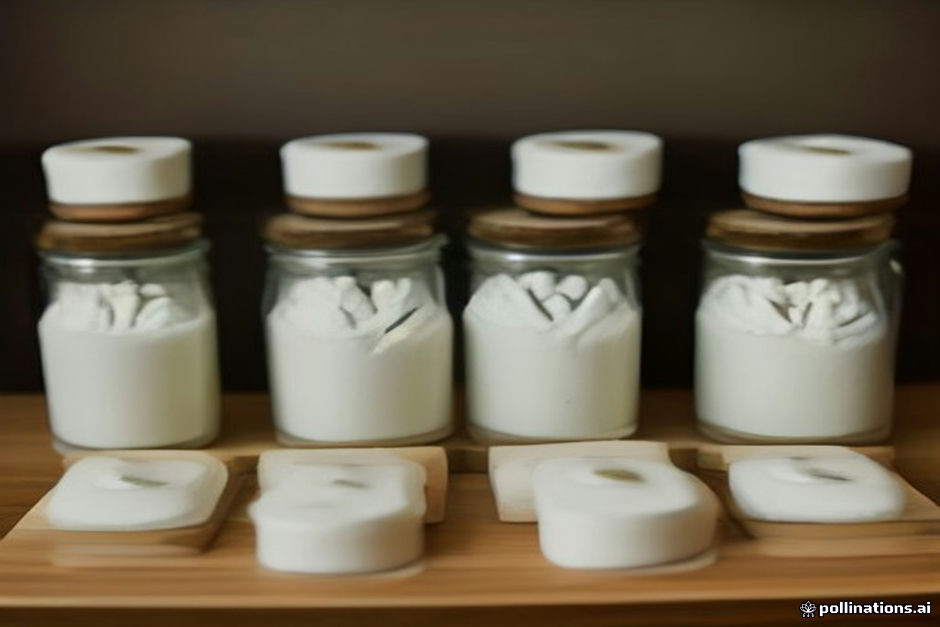 Funky Mello marshmallow creme jars displayed cleanly