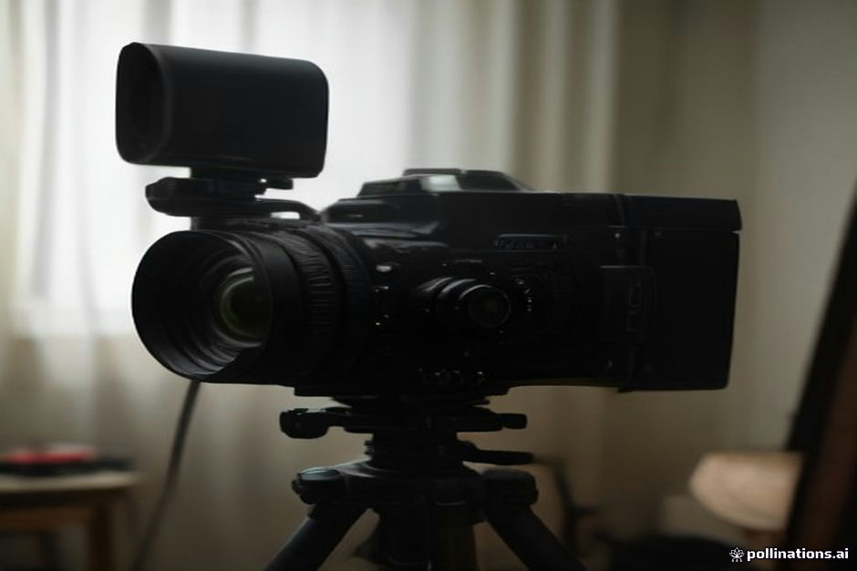 Television production camera filming 1990s series