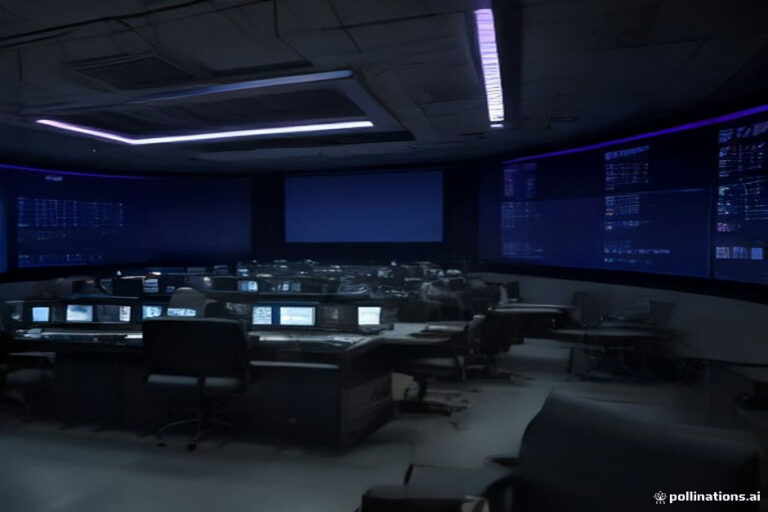 Television production control room monitors setup