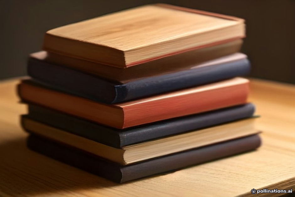 Bestseller non-fiction books on wooden office table