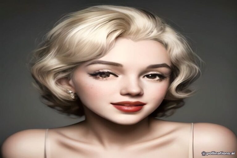 Classic vintage portrait of Marilyn Monroe smiling brightly during her prime