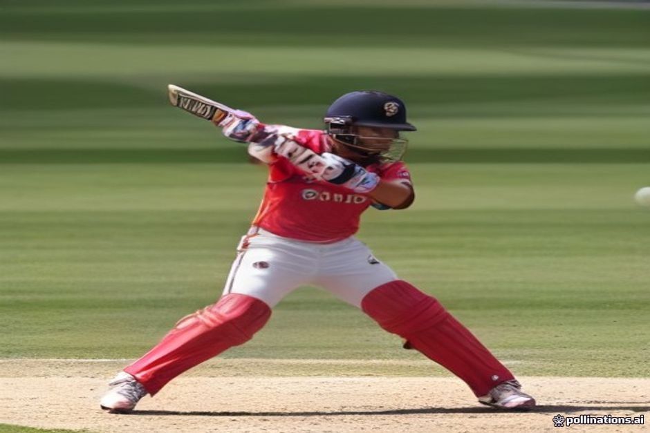 Nicholas Pooran batting during T20 match