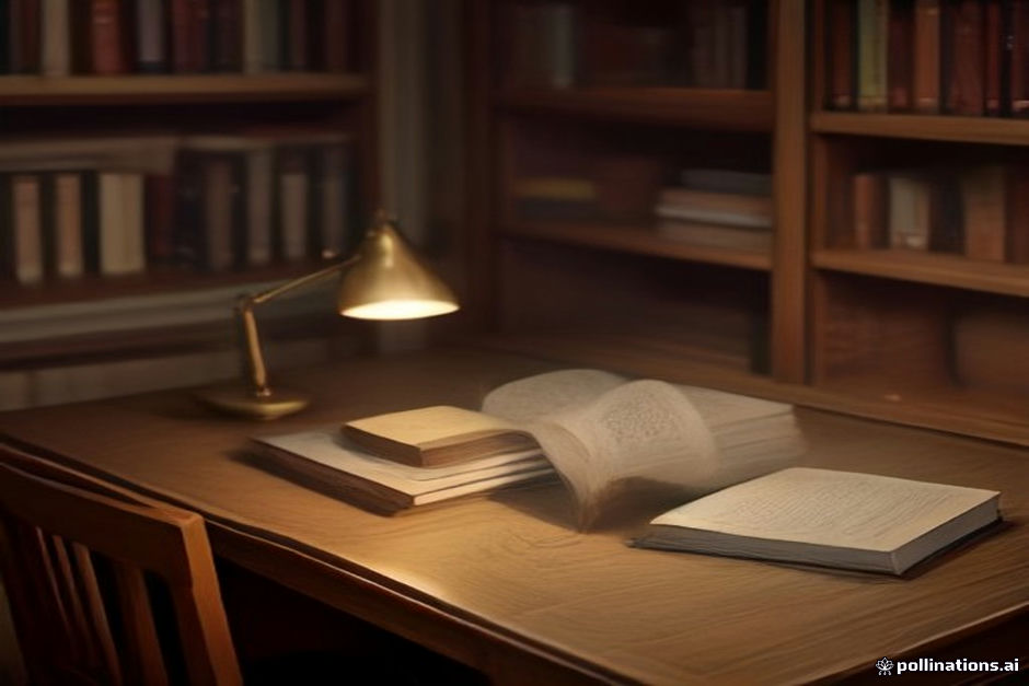 African American literature book on mahogany desk