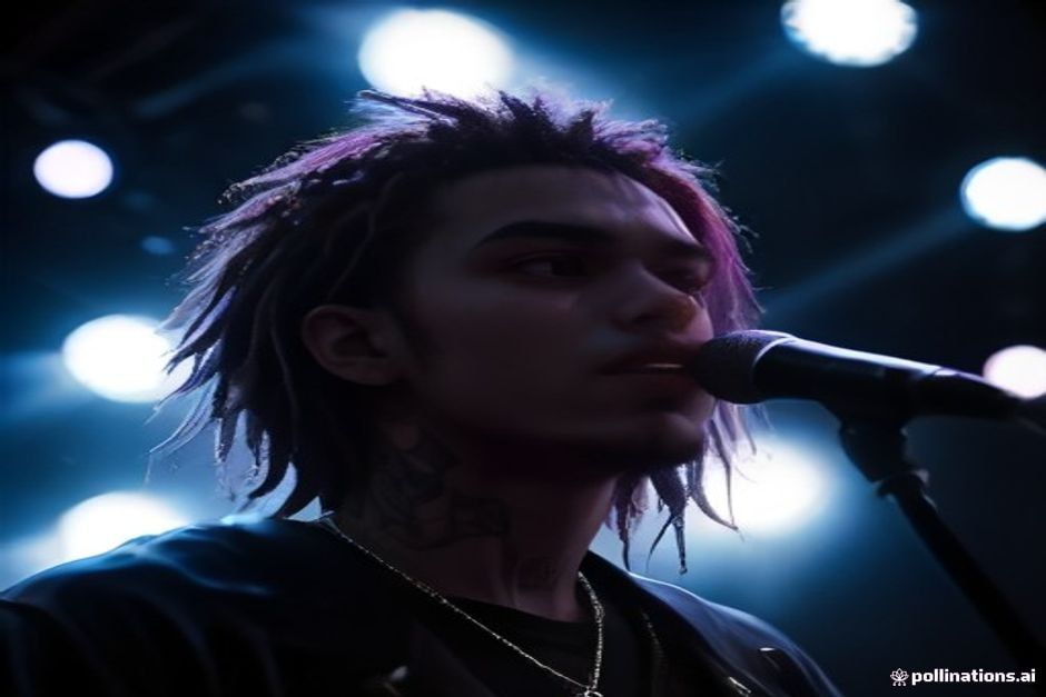 ZillaKami performing live on stage during an energetic rap metal concert